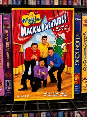 The Wiggles Magical Adventure VHS Movie Clamshell Case